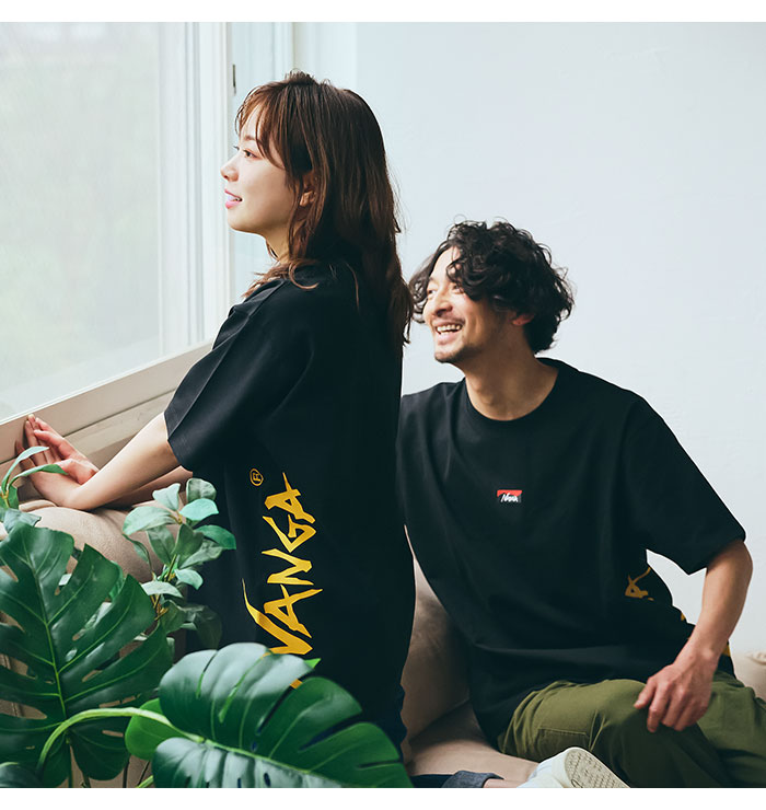 NANGAナンガのTシャツ Vertical Logo01