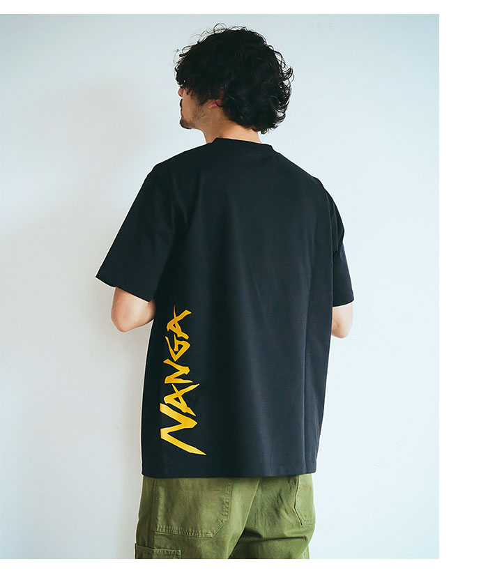 NANGAナンガのTシャツ Vertical Logo03