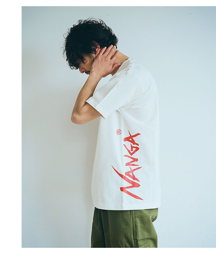 NANGAナンガのTシャツ Vertical Logo04