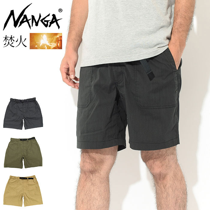 ナンガ ハーフパンツ NANGA メンズ タキビ リップストップ フィールド ショーツ ( Takibi Ripstop Field Short  ショートパンツ 男性用 )