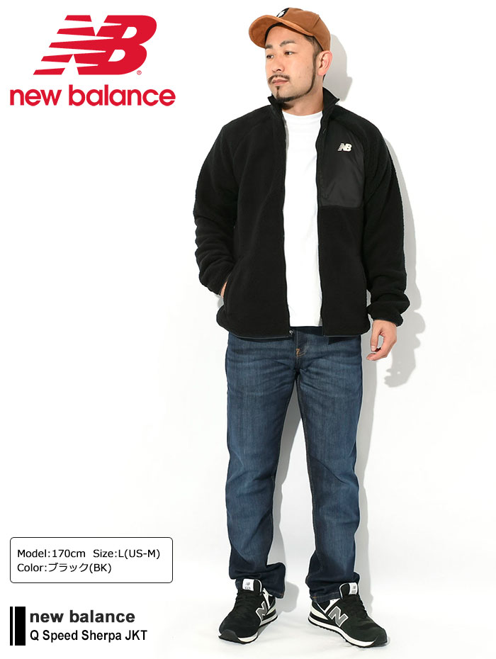 ニューバランス ジャケット new balance メンズ Q スピード シェルパ ( Q Speed Sherpa JKT フリース FLEECE  JACKET アウター MJ33285 )