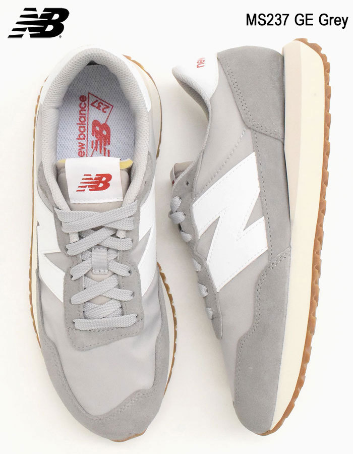 ニューバランス スニーカー new balance メンズ 男性用 MS237 GE Grey ( MS237 GE グレー 灰 SNEAKER 靴  シューズ SHOES MS237-GE ) :NBL-MS237-GE:ice field - 通販 - Yahoo!ショッピング