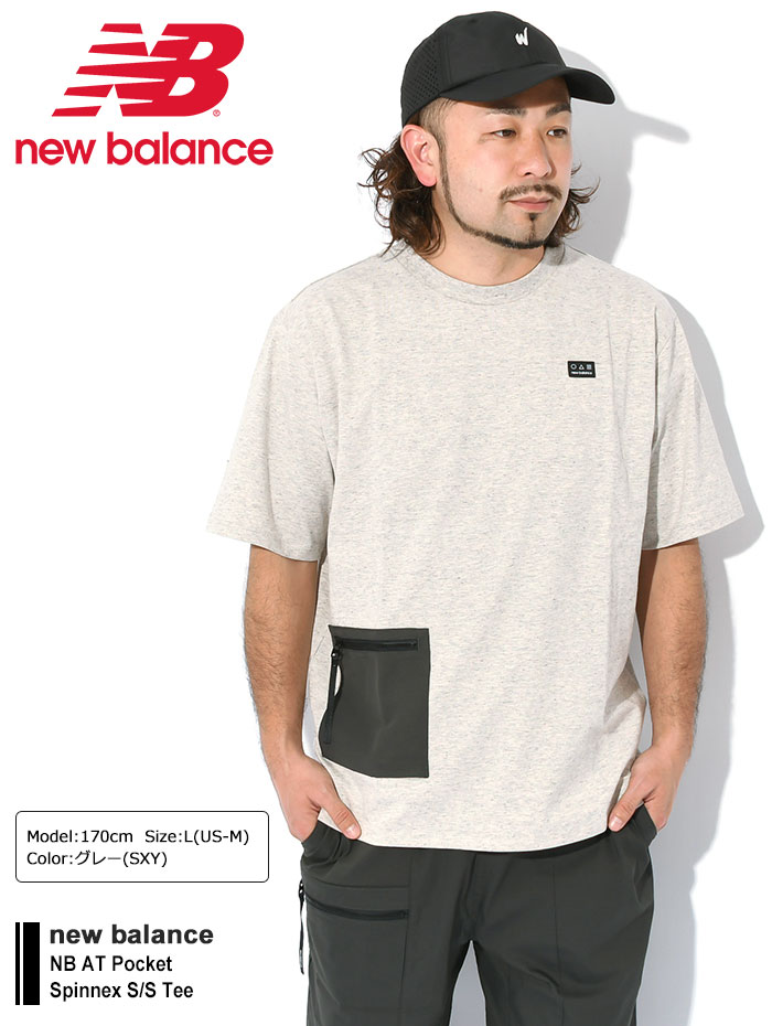 ニューバランス Tシャツ 半袖 new balance メンズ NB AT ポケット 