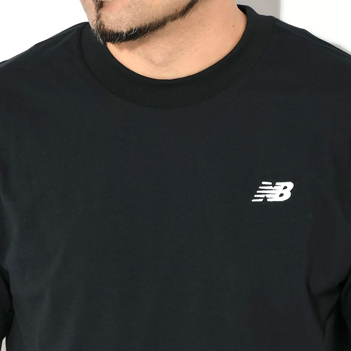 Tシャツ・カットソー New Balance Essential T-Shirt White MT41509WT Sport Essentials Cotton T-Shirt - New Balance