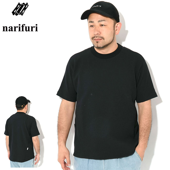 narifuri ナリフリ カットソー 半袖 メンズ マルチ テック