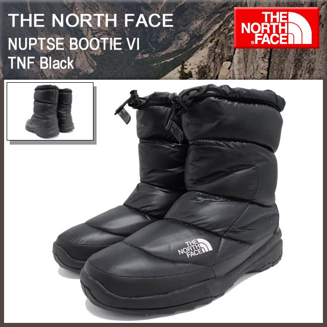 ザ ノースフェイス THE NORTH FACE ブーツ メンズ 男性用 ヌプシ ブーティー 6 TNFブラック(NUPTSE BOOTIE VI  TNF Black NF51587-K)