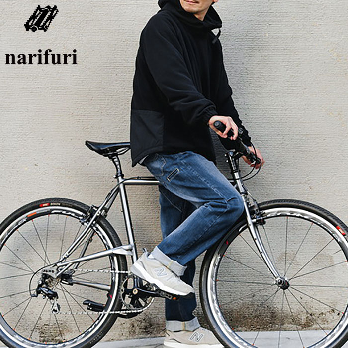 ナリフリ パンツ narifuri メンズ リー ストレッチ 101Z サイクル デニム コラボ ( Lee Stretch 101Z Cycle Denim Pant ジーンズ NFLE-03 )｜icefield｜03