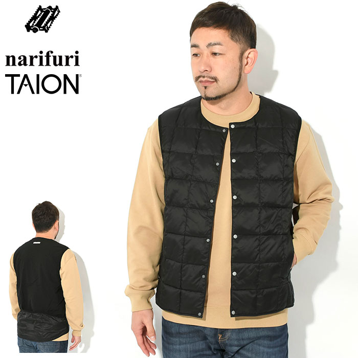 ナリフリ ジャケット narifuri メンズ タイオン クルーネック サイクル インナー ベスト コラボ ( TAION Crew Neck Cycle Inner Vest アウター 自転車 NFTA-02 )｜icefield｜02