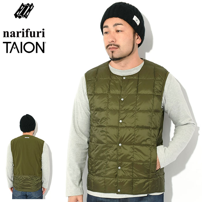 ナリフリ ジャケット narifuri メンズ タイオン クルーネック サイクル インナー ベスト コラボ ( TAION Crew Neck Cycle Inner Vest アウター 自転車 NFTA-02 )｜icefield｜03