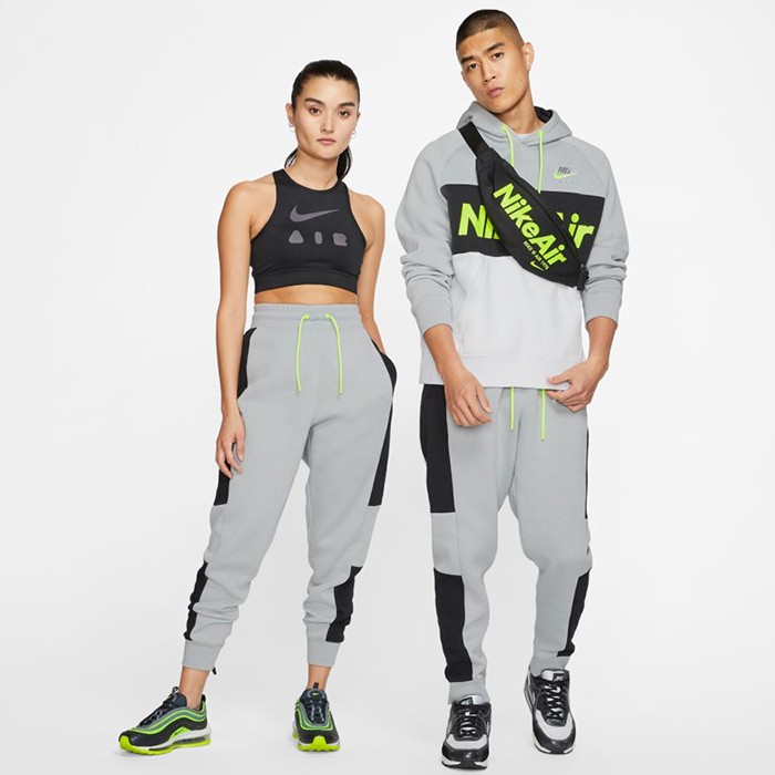 nike air fleece track pants