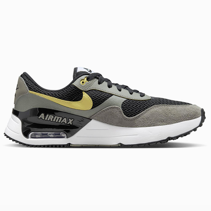 NIKE（ナイキ） スニーカー エア マックス システム Black/Saturn Gold