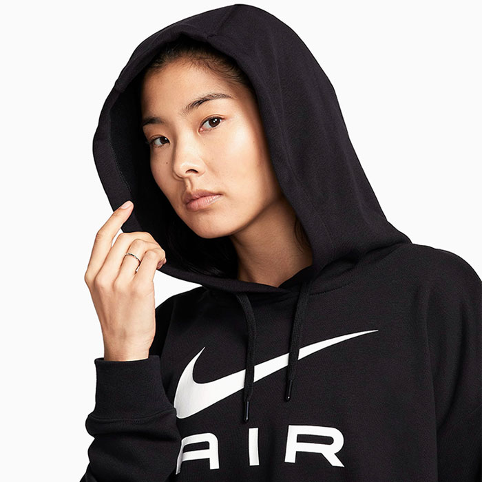 ナイキ パーカー プルオーバー NIKE ウィメンズ エア フリース OS ブラック ( Womens Air Fleece OS Pullover  Hoodie Black スウェット FB8650-010 )