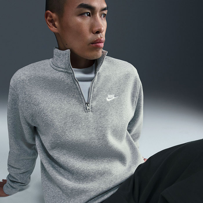 NIKE（ナイキ） トレーナー メンズ クラブ BB ハーフ ジップ