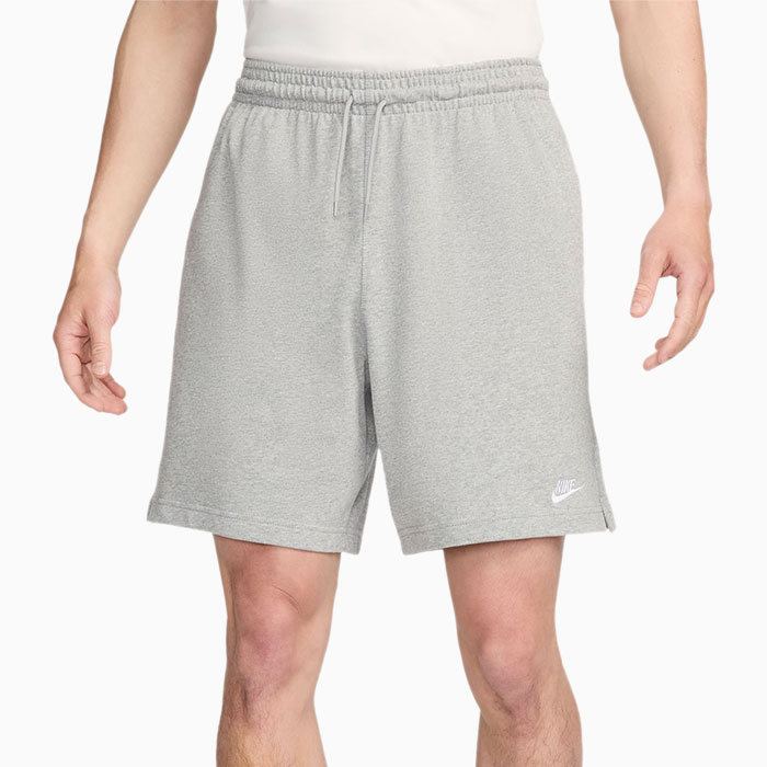 ハーフ・ショートパンツ Club Knit Shorts M Dark Grey Heather White FQ4361063 ナイキ（NIKE）（メンズ）ハーフパンツ 通気性 グレー クラブ