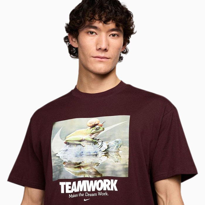 NIKE - DeadStock90sNIKEナイキtシャツ半袖バーガンディエンジXL