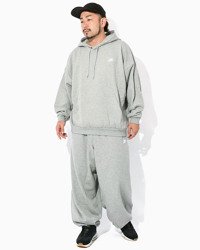 ナイキ パーカー プルオーバー NIKE メンズ クラブ FT オーバーサイズ グレー ( Club FT Oversize Pullover  Hoodie Grey ビッグシルエット HJ1817-063 )