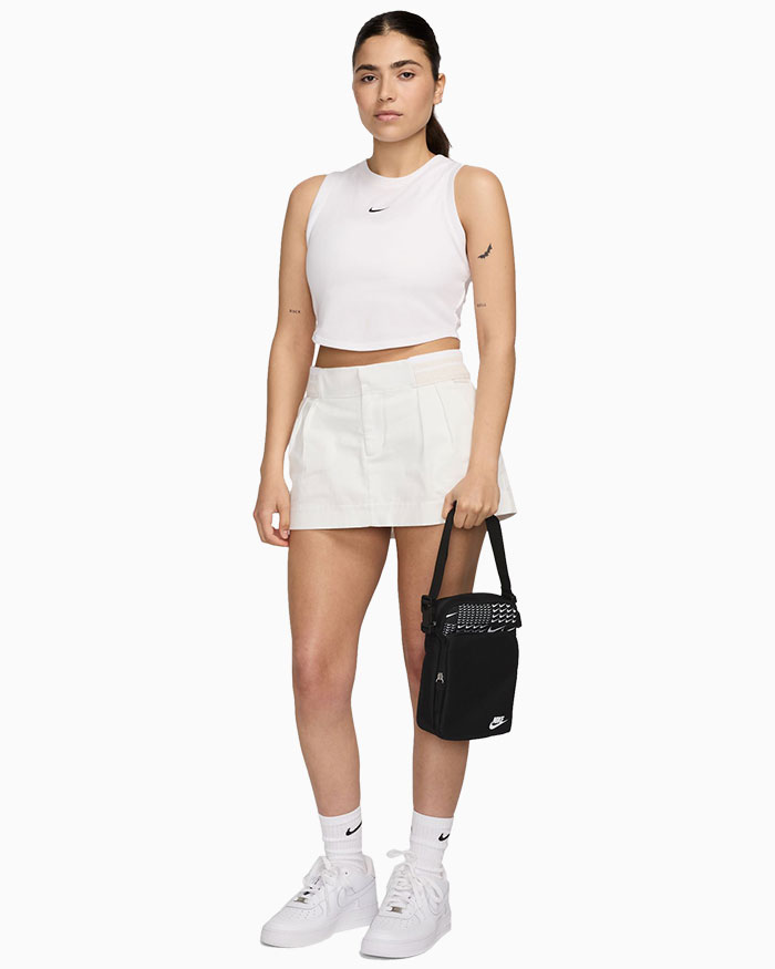 ナイキ オフホワイト ショルダー バッグ 大人気 NIKE クロスボディバッグ (2L) 小物バッグにも (Nike