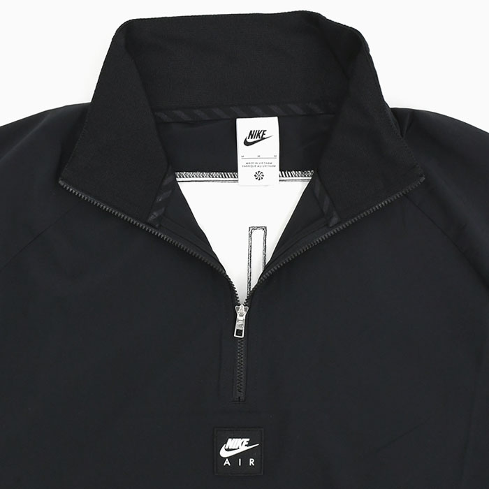 NIKE（ナイキ） シャツ 半袖 メンズ エア ハーフ ジップ ブラック