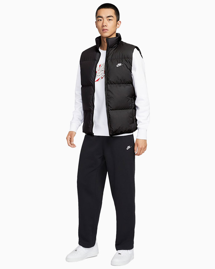 Nike ブラック ダウンベスト M プリマロフト NIKE（ナイキ） ジャケット メンズ 65 TF クラブ パファー ベスト
