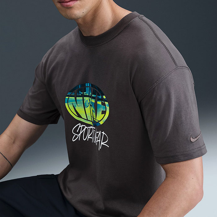 NIKE（ナイキ） Tシャツ 半袖 メンズ M90 OPP1 チャコール ( M90 OPP1