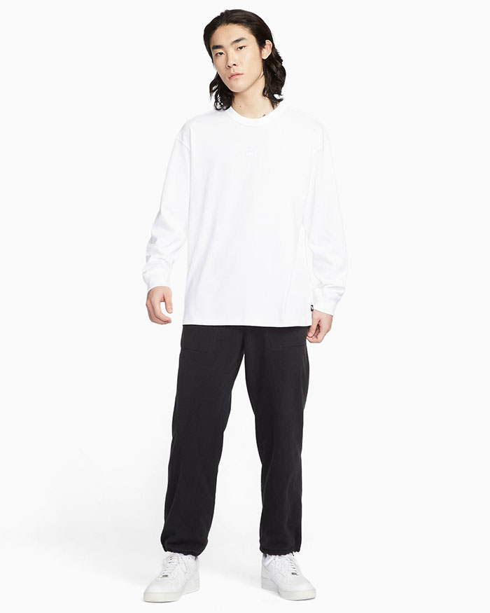 NIKE（ナイキ） ロンT Tシャツ 長袖 メンズ PREM ESS S LSE ホワイト