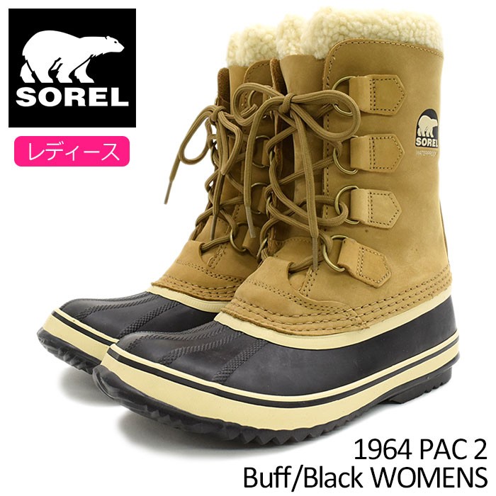 ソレル SOREL ブーツ レディース 女性用 1964 パック 2 Coal