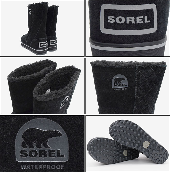 SOREL（ソレル） スノーブーツ レディース 女性用 グレイシー WP Black