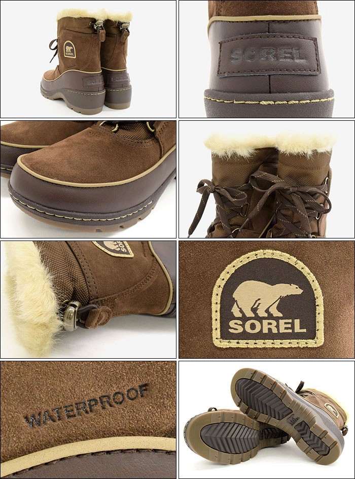 SOREL ソレル ブーツ レディース 女性用 ティボリ 3 Tobacco/Flax