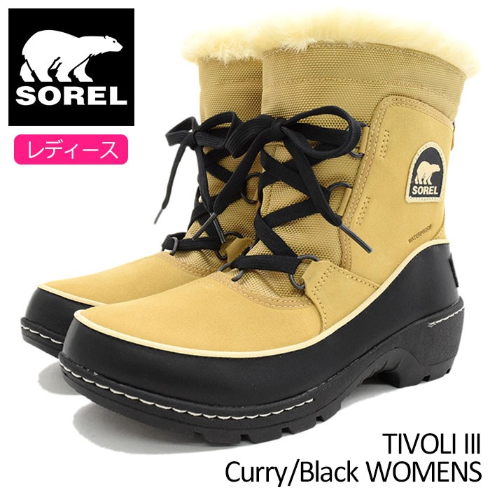 SOREL（ソレル） ブーツ レディース 女性用 ティボリ 3 Tobacco/Flax