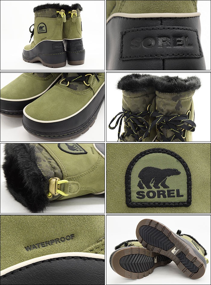 ソレル ブーツ SOREL レディース 女性用 ティボリ 3 Hiker Green