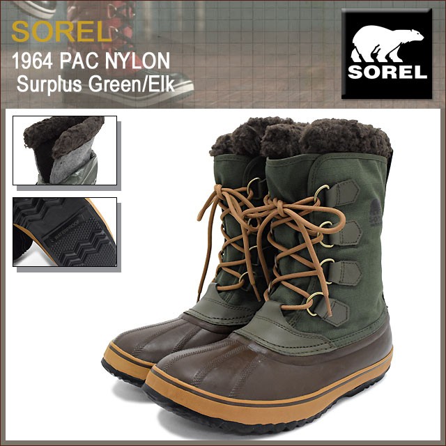 ソレル SOREL ブーツ メンズ 男性用 1964 パック ナイロン