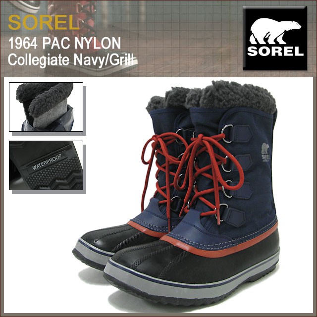 ソレル　NM1440-334 27cm SOREL 1964 PAC NYLON NM1440 メンズブーツ ウォータープルーフ