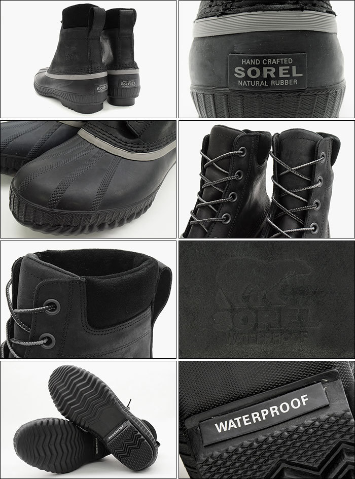 SOREL NM2575-010 スノーブーツブーツ US10 SOREL ソレル スノーブーツ メンズ 男性用 シャイアン 2 Black