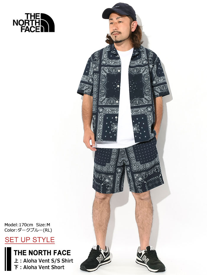 ザ ノースフェイス ハーフパンツ THE NORTH FACE メンズ アロハ ベント ショーツ ( Aloha Vent Short 2024春夏  バンダナ柄 ボトムス NB42330 国内正規 )