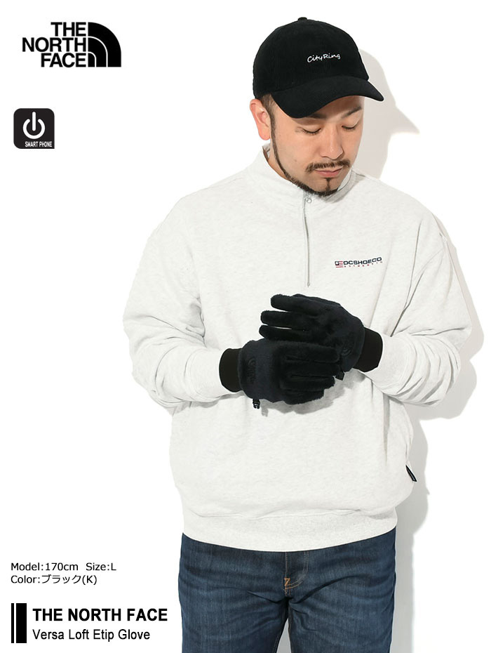 L　ノースフェイス バーサロフト グローブ 手袋　ケルプタン　フリース THE NORTH FACE ザ・ノース・フェイス フリース手袋 メンズ