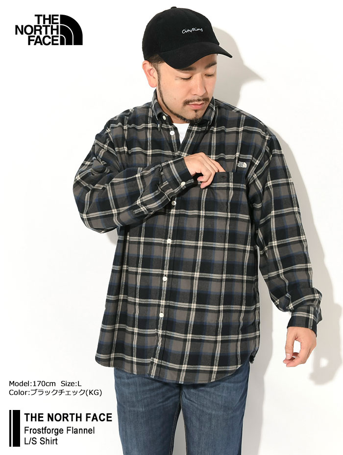 ザ・ノース・フェイス シャツ 長袖 THE NORTH FACE メンズ フロストフォージ フランネル ( Frostforge Flannel  L/S Shirt 2024秋冬 吸汗速乾 NR62431 国内正規 )