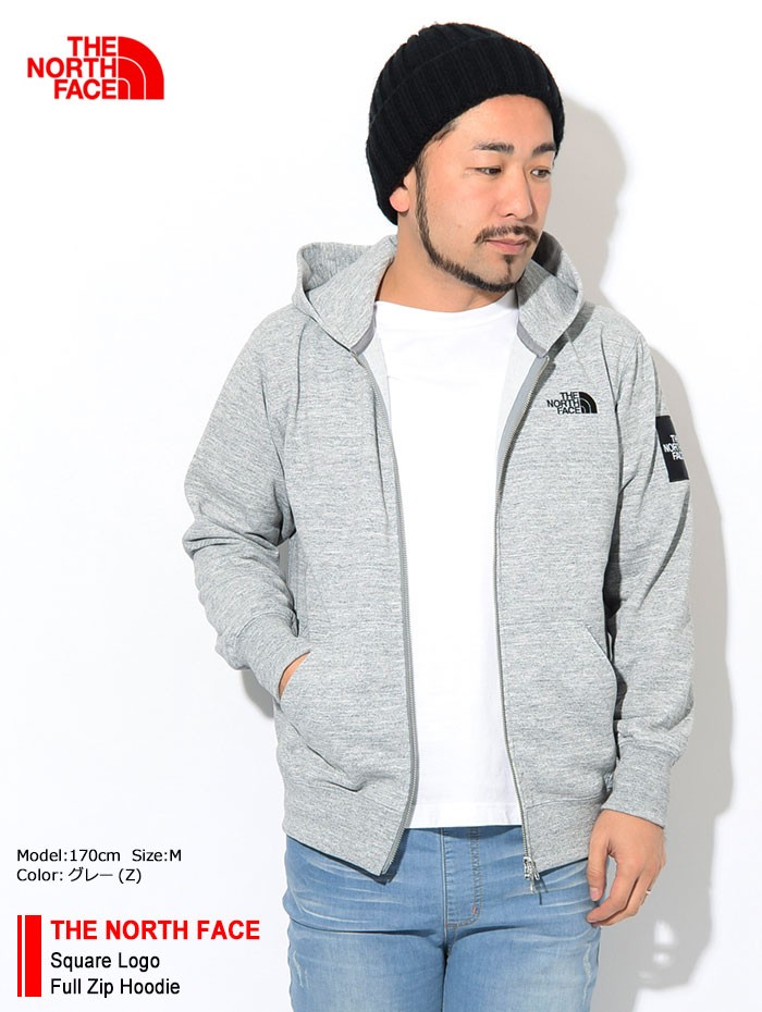 ザ ノースフェイス パーカー ジップアップ THE NORTH FACE メンズ スクエア ロゴ フル ジップ フーディ ( Square Logo  Zip Hoodie NT12037 )