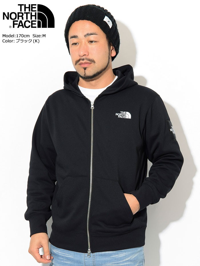 ザ ノースフェイス パーカー ジップアップ THE NORTH FACE メンズ スクエア ロゴ フル ジップ フーディ ( Square Logo  Zip Hoodie NT12037 )