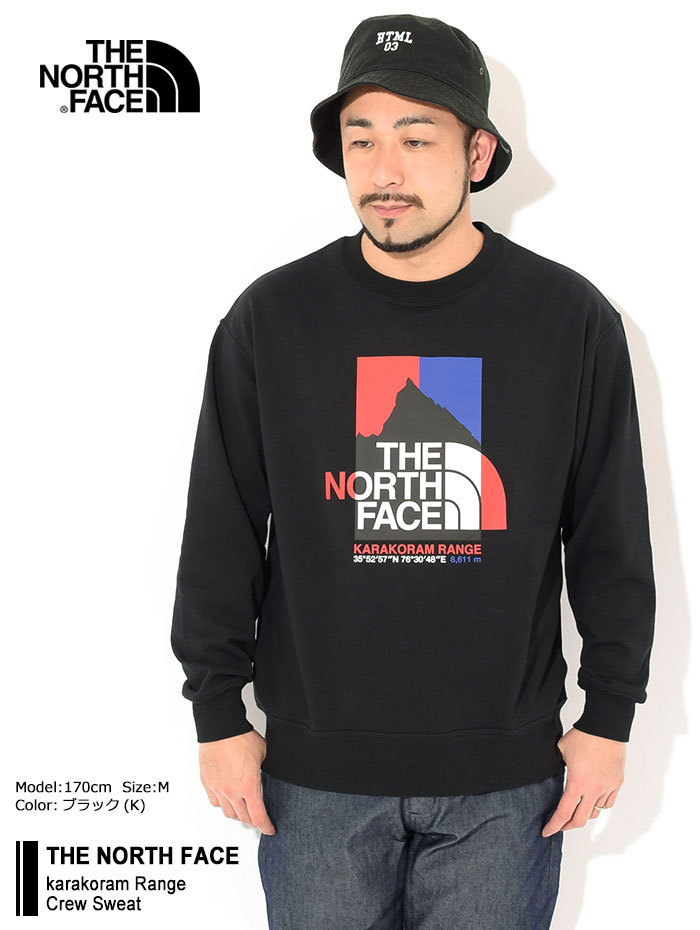 ザ ノースフェイス トレーナー THE NORTH FACE メンズ カラコラム レンジ クルー スウェット (karakoram Range  Crew Sweat 2021春夏 NT12132)