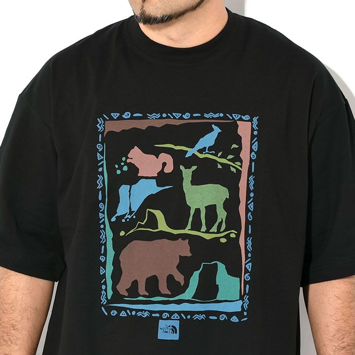 限定完売！ノースフェイスパープルレーベルTシャツXS/ヨセミテアニマルイラスト THE NORTH FACE ザ・ノース・フェイス Tシャツ 半袖 メンズ