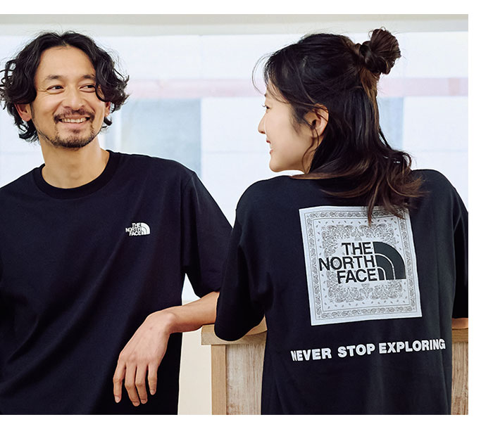 THE NORTH FACEザ ノースフェイスのTシャツ Bandana Square Logo10
