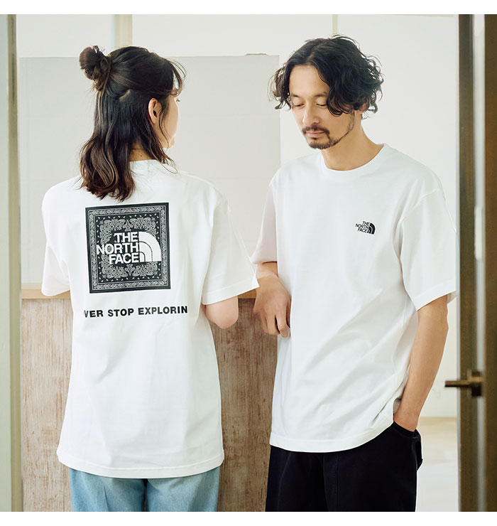 THE NORTH FACEザ ノースフェイスのTシャツ Bandana Square Logo11