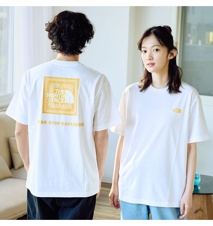 THE NORTH FACEザ ノースフェイスのTシャツ Bandana Square Logo12
