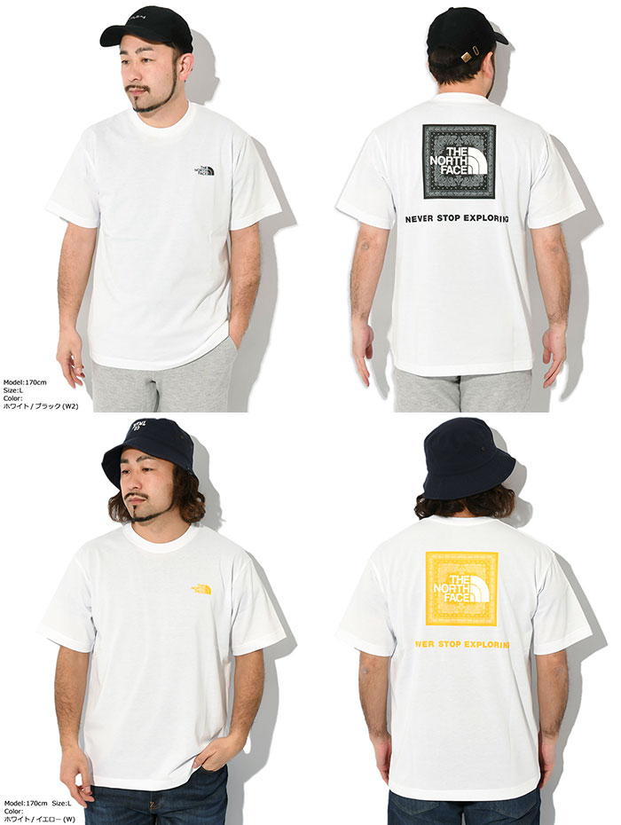 THE NORTH FACEザ ノースフェイスのTシャツ Bandana Square Logo13