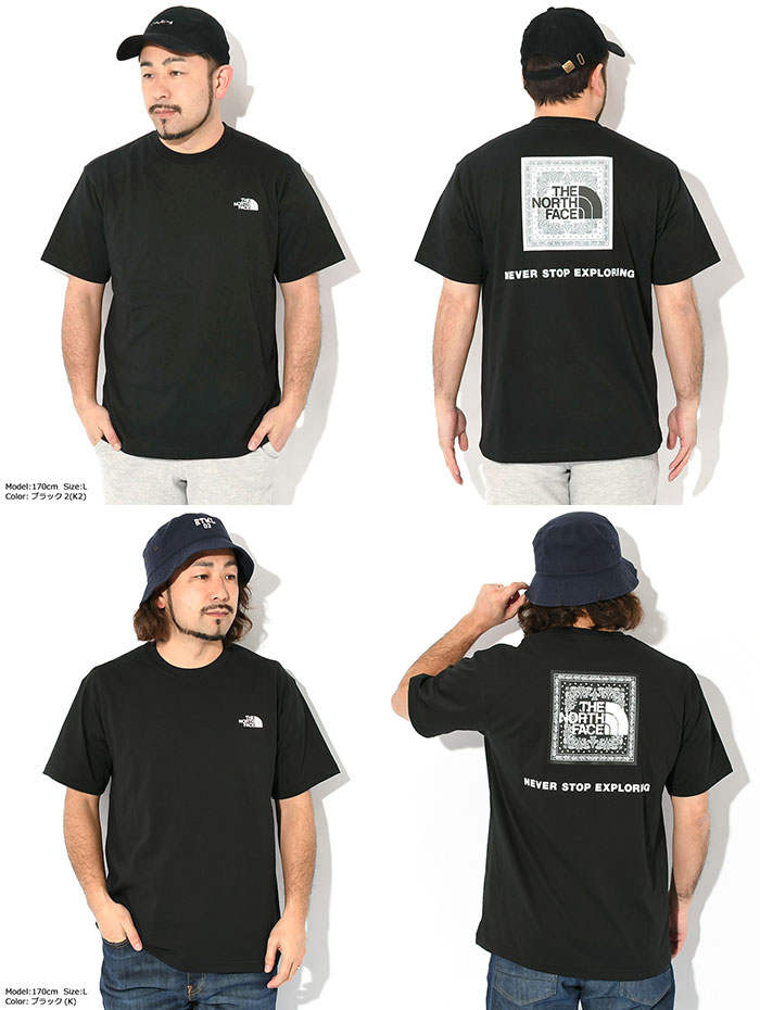 THE NORTH FACEザ ノースフェイスのTシャツ Bandana Square Logo14