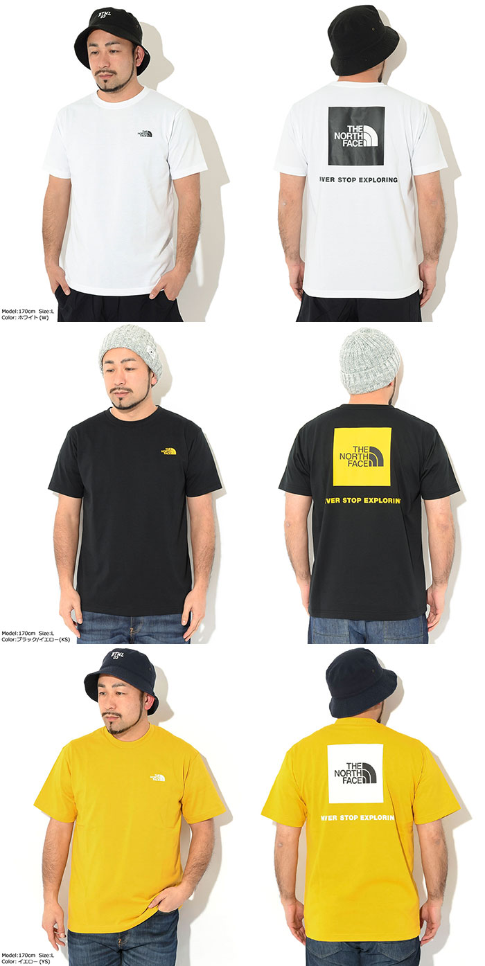 THE NORTH FACEザ ノースフェイスのTシャツ Back Square Logo16