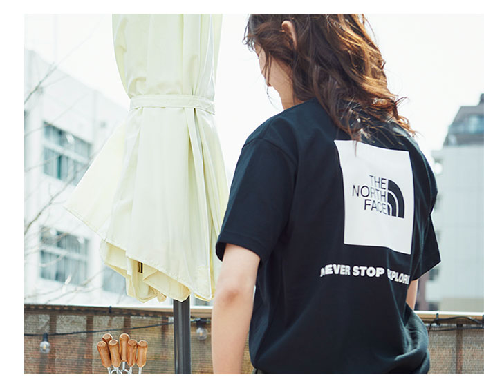 THE NORTH FACEザ ノースフェイスのTシャツ Back Square Logo06