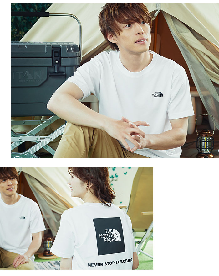 THE NORTH FACEザ ノースフェイスのTシャツ Back Square Logo07