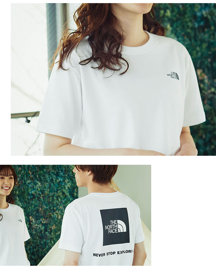 THE NORTH FACEザ ノースフェイスのTシャツ Back Square Logo08