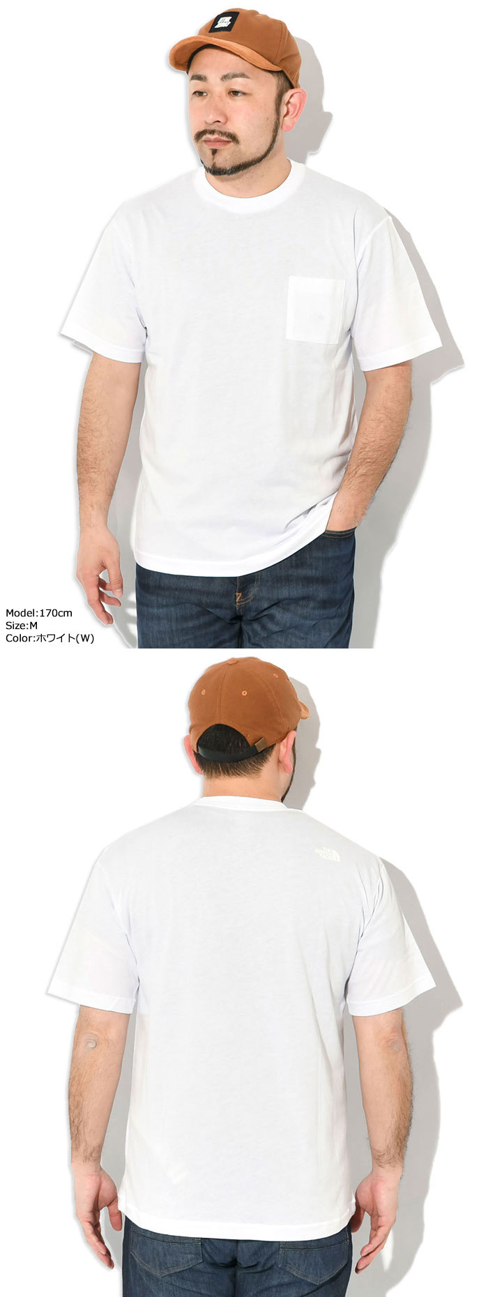 THE NORTH FACEザ ノースフェイスのTシャツ Small Logo Pocket12